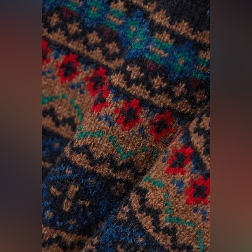 ALEX MILL 
Francis Fair Isle Merino Wool Vest - Picture 4 of 6